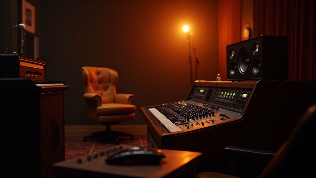 Cinematic wide-angle shot of a pickup truck driving on a highway at sunset, symbolizing the theme of freedom and the open road from Timmy McKeever's song "20 Over."